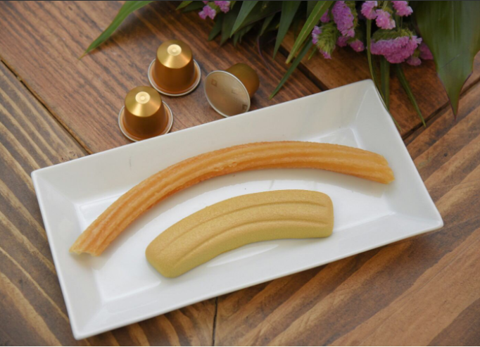 Masa de churro tradicional con café Volluto y chocolate de Sergi Vela vía @NespressoES