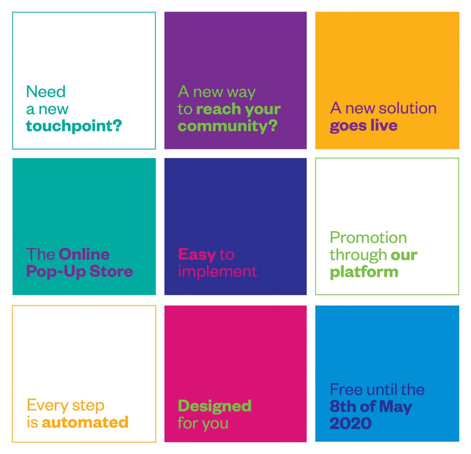 ONLINE POPUP STORE OUR LATEST PRODUCT Go—PopUp Magazine