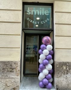 The entrance to SmileDirectClub's pop-up store