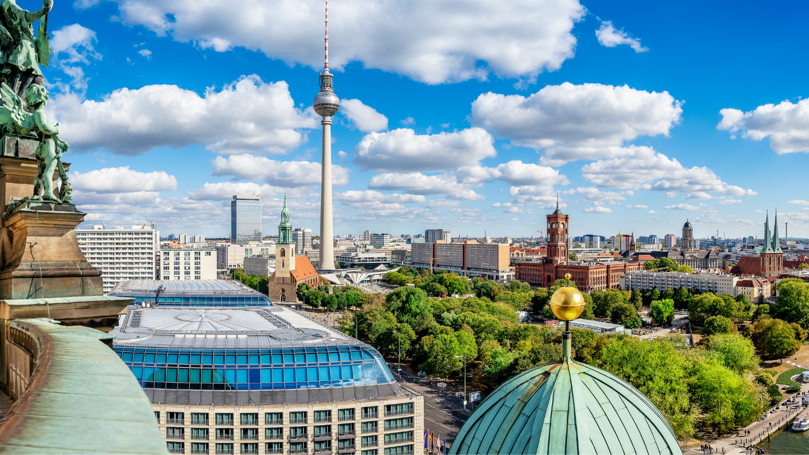 Berlin view over city